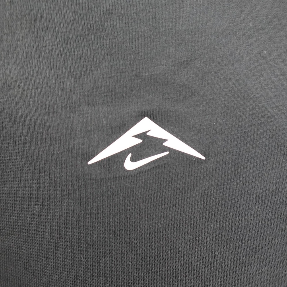 Nike Trail Solar Chase Shirt Mens Large Black Dri-FIT ADV Running HJ3580 - Picture 4 of 11
